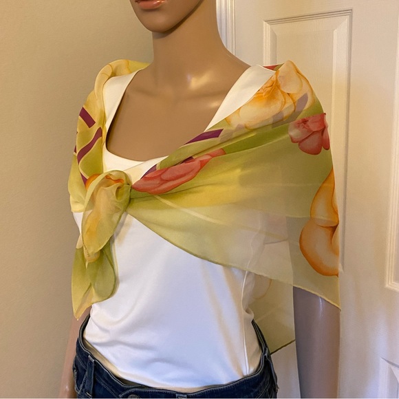 EUC CHANEL Silk Scarf - Picture 7 of 15